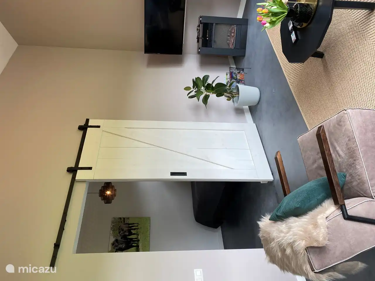 Dusche mit Regendusche