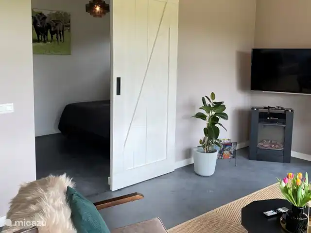 Huisje Met de kippen Op Stok/Sierkip huren in Nederland, Limburg, Baexem - vakantiehuis Douche met regen douche