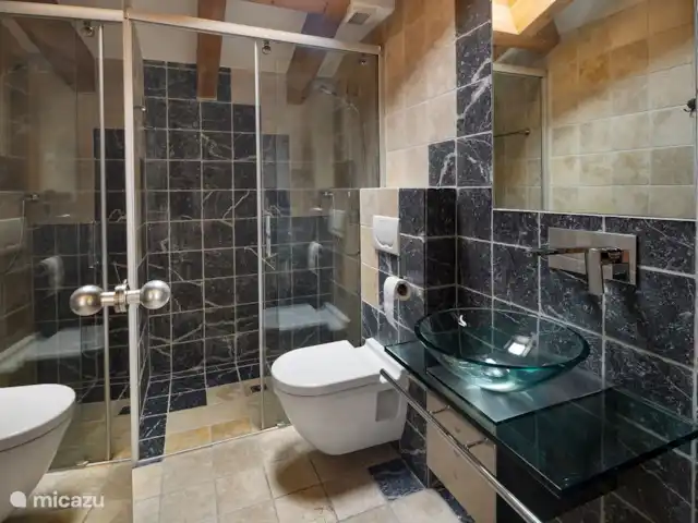 Appartement de luxe à Haute-Nendaz | Suisse, Valais, Haute-Nendaz - appartement Salle de bain avec douche