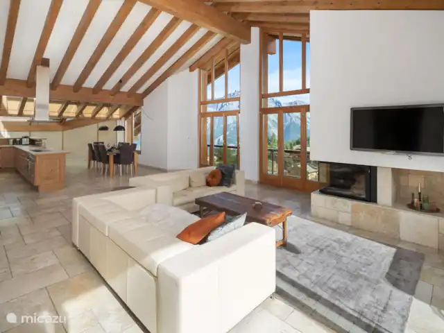 Appartement de luxe à Haute-Nendaz | Suisse, Valais, Haute-Nendaz - appartement Salon