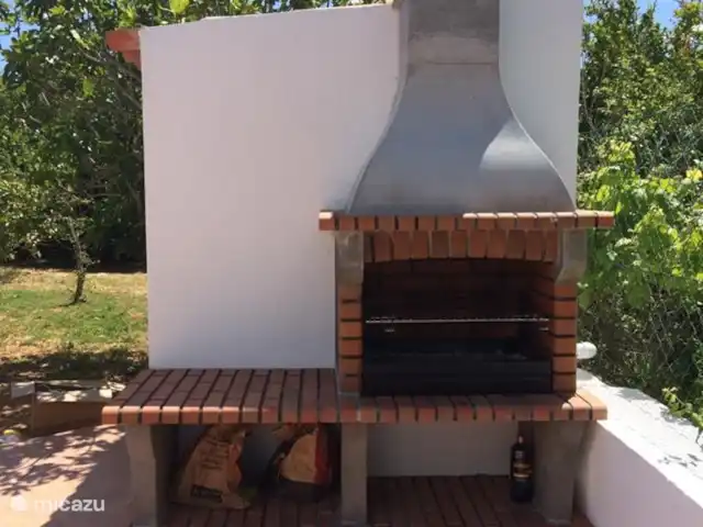 Casa Portuguesa en Portugal, Algarve, Moncarapacho - villa Barbacoa con cocina al aire libre