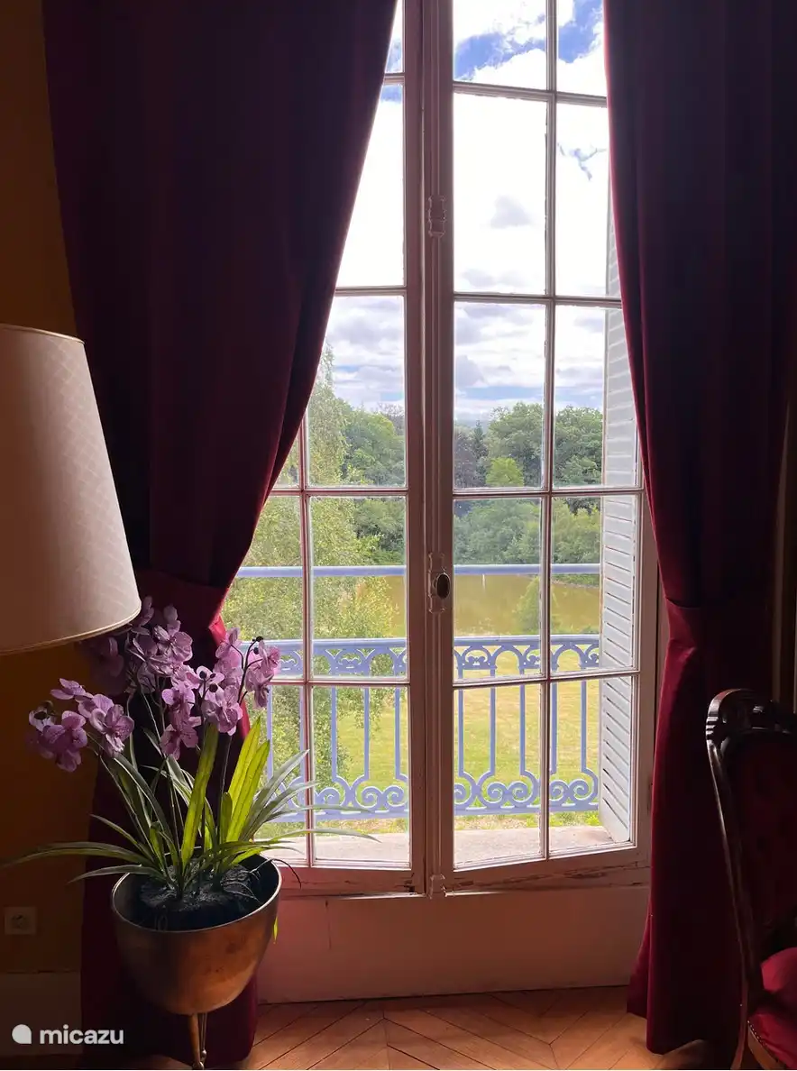 uitzicht op het meertje