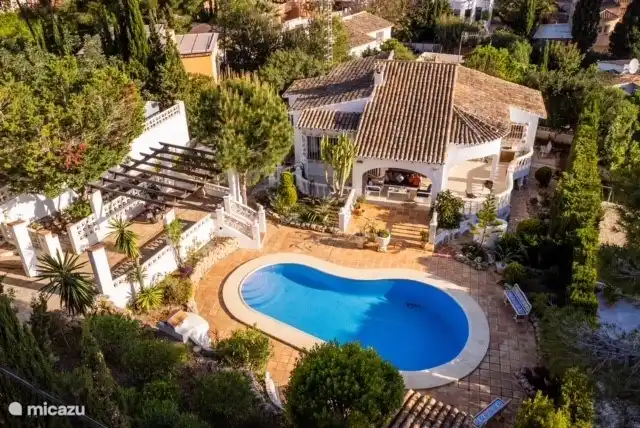 villa, Benitachell, Costa Blanca, España - Jardín Villa Moraira_piscina privada