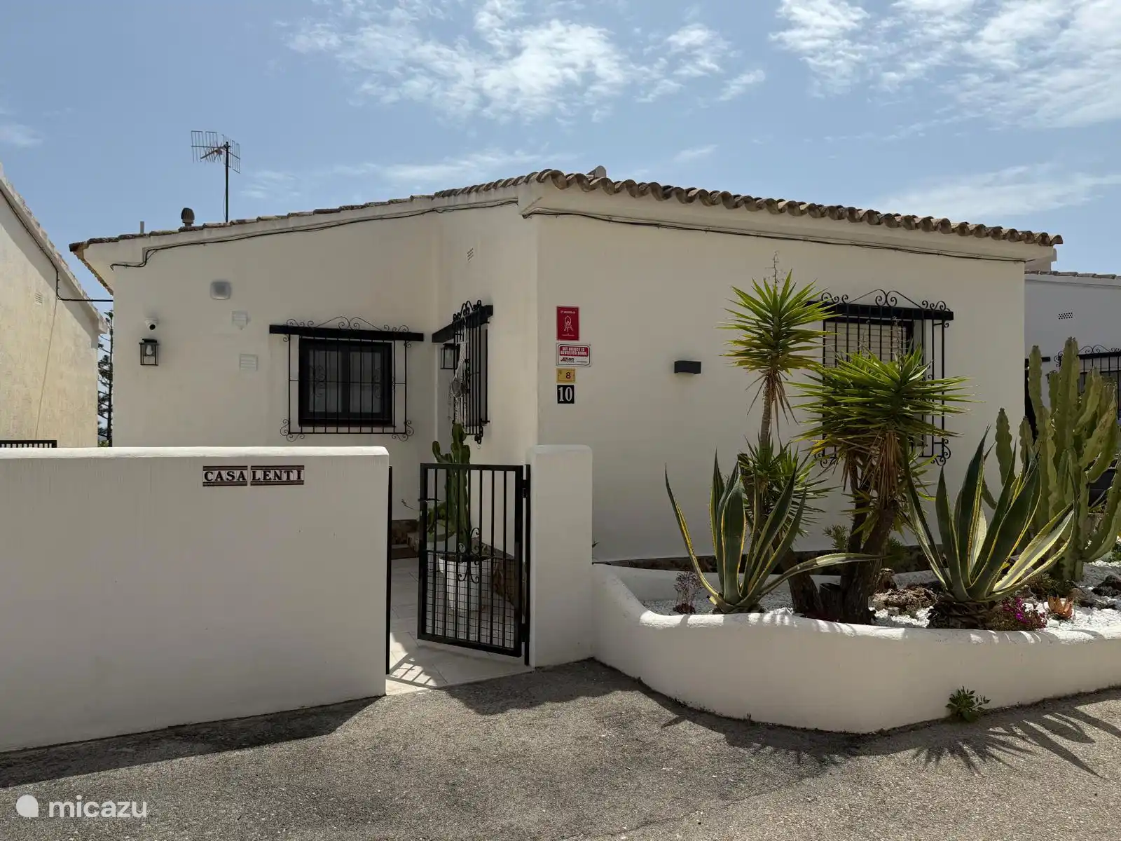 L’avant de la maison