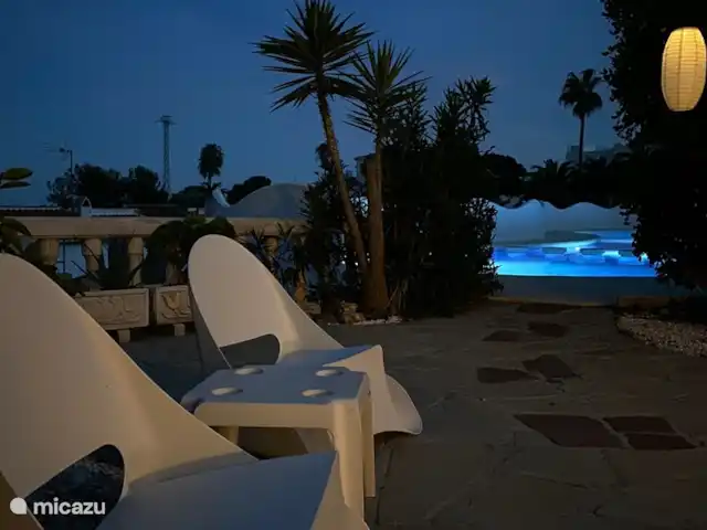 Joyau de la Casa Lenti. piscine Moraira | Espagne, Costa Blanca, Moraira - maison de vacances un coin salon cosy dans le jardin