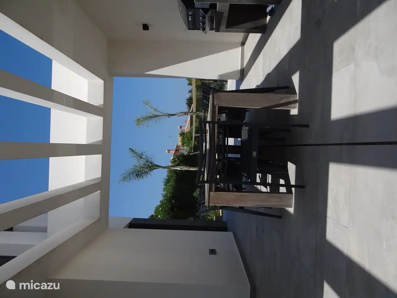 Dining area with BBQ