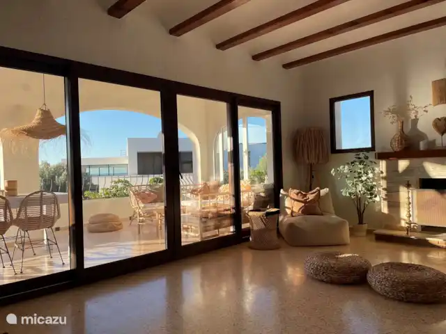 Villa Joya Moraira | Espagne, Costa Blanca, Moraira - villa Salon, face à la naya