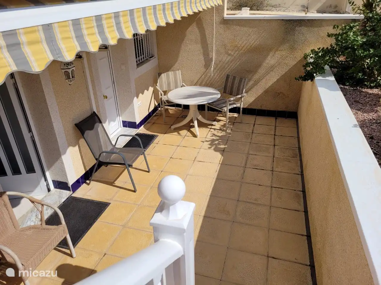 die Terrasse des Untergeschosses