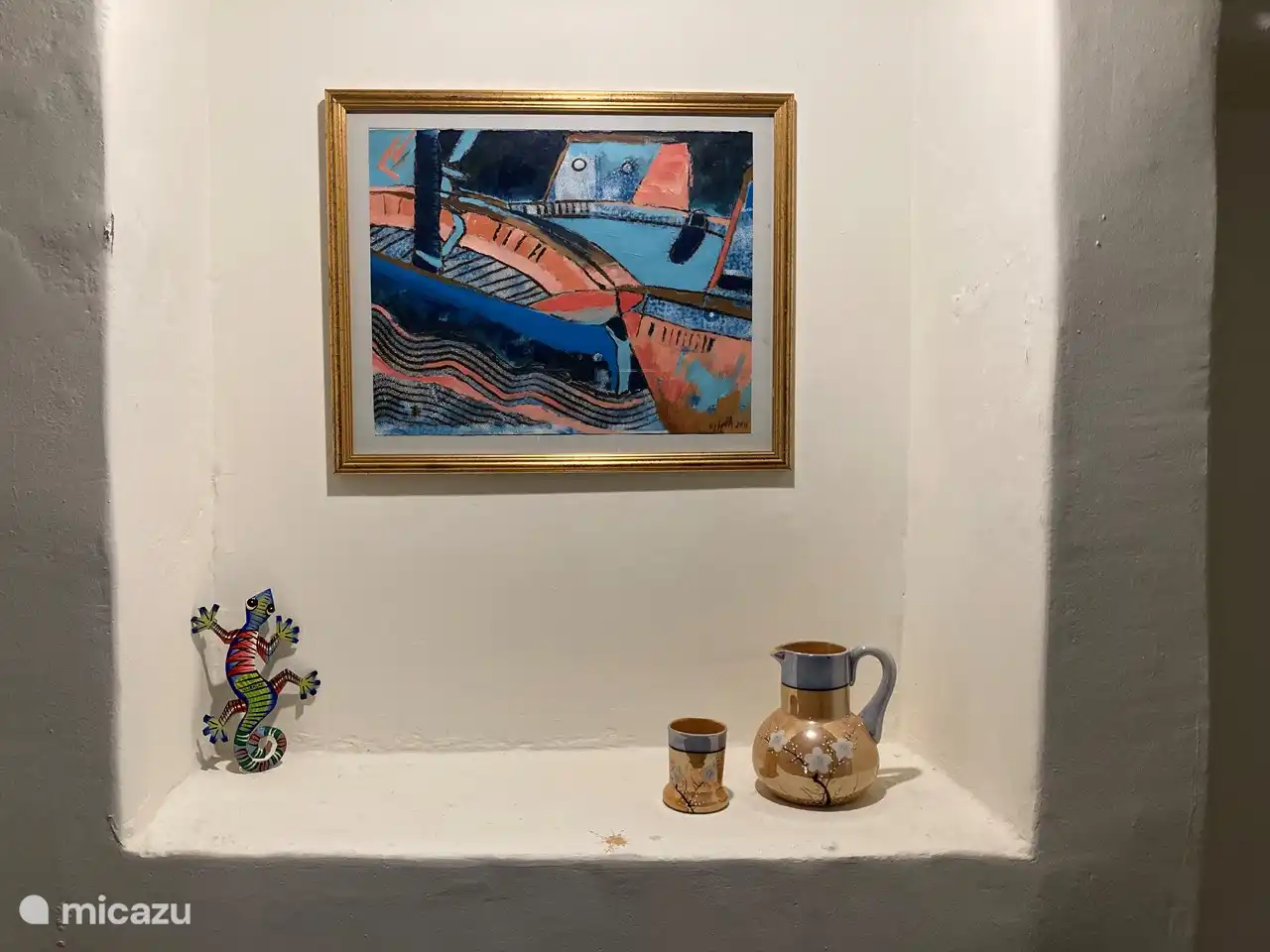 Detail im ersten Schlafzimmer.