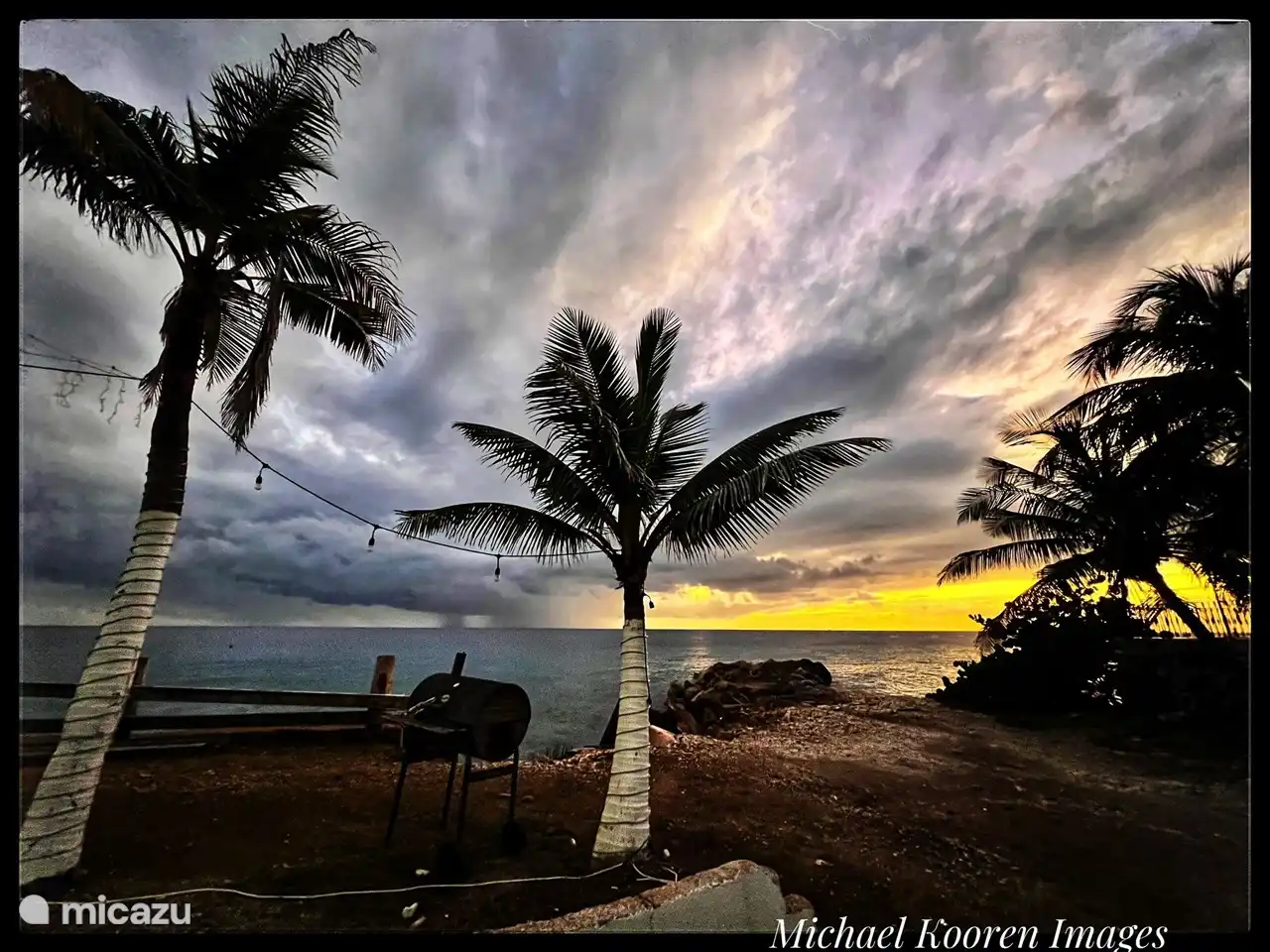 Sonnenuntergang auf Curaçao.
