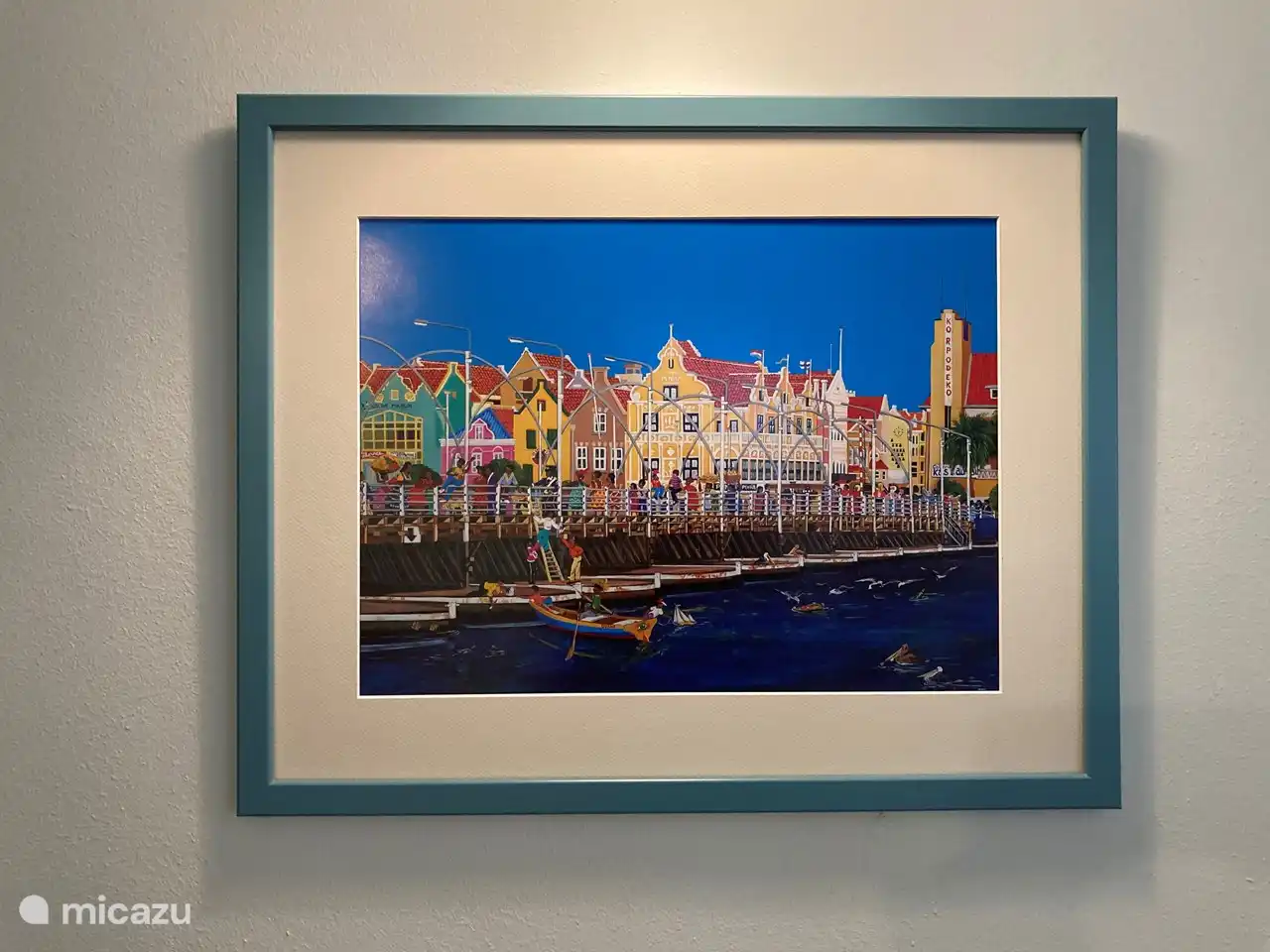 Wandkunst. Gemälde der Handelskade.