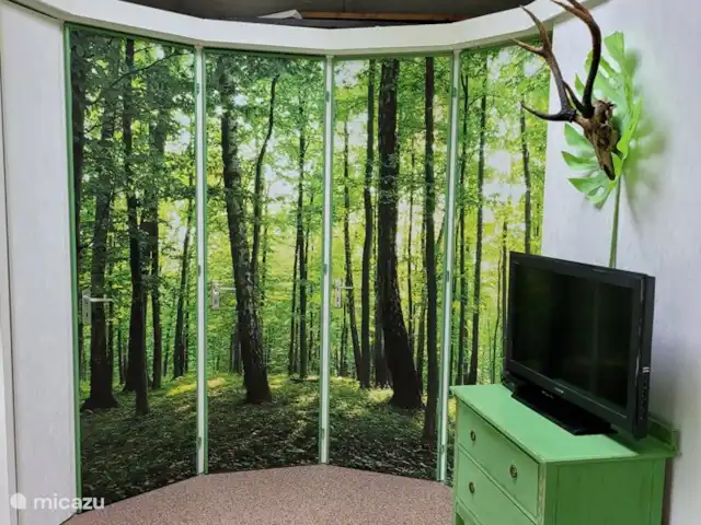 Igloo L'Oasis Verte | Pays-Bas, Brabant-Septentrional, Chaam - bungalow Ces belles portes rendent la maison encore plus atmosphérique qu'elle ne l'est déjà !