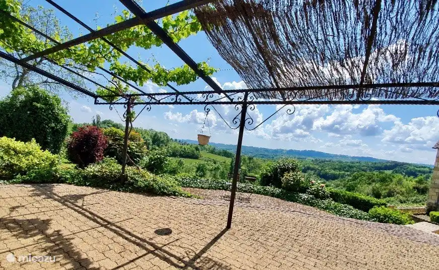 Domain Leyvinie, Blick von der Terrasse des Merlot