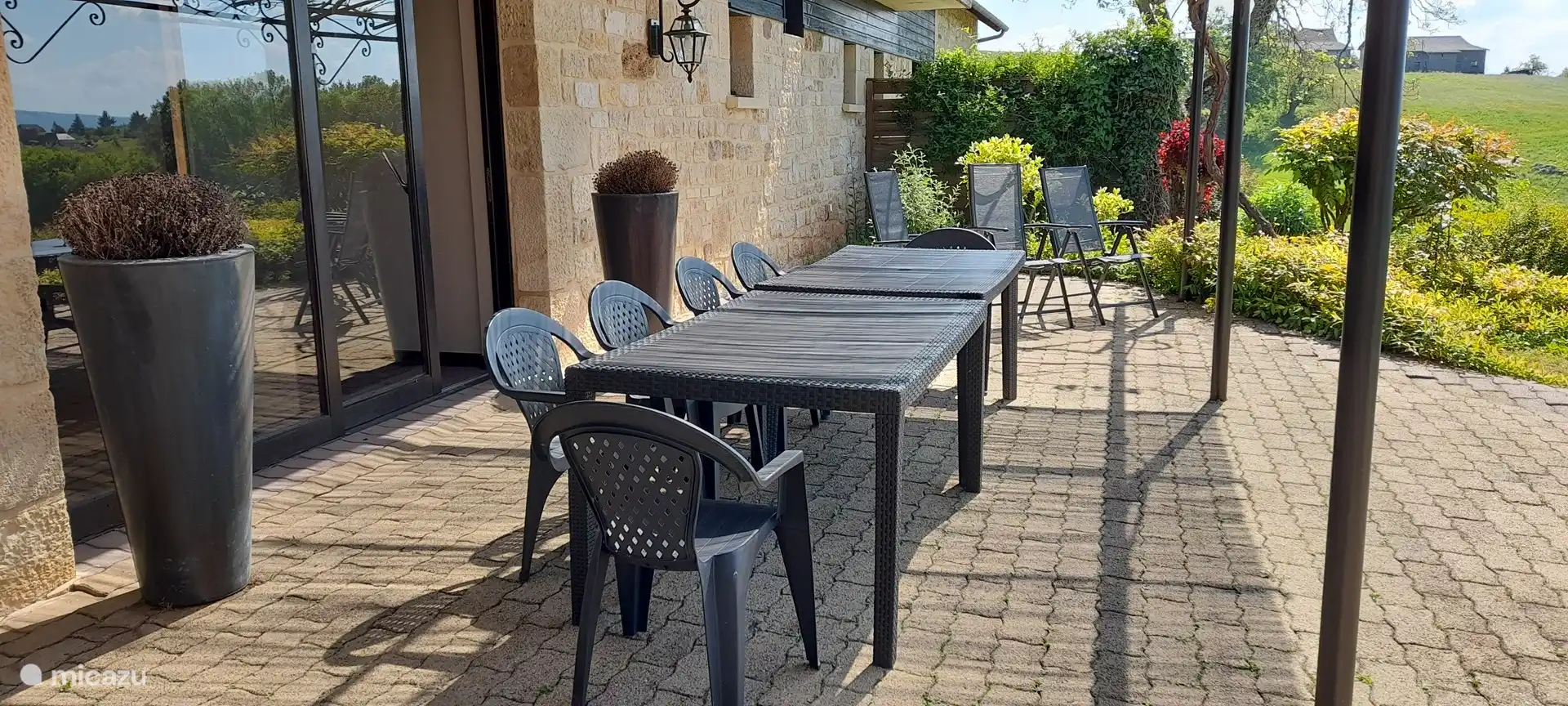 Domaine Leyvinie, Gîte Merlot, Terrasse