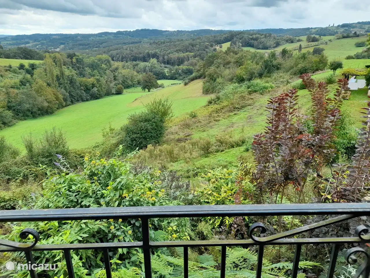Domaine Leyvinie, Gite Merlot, Blick von Schlafzimmer 3