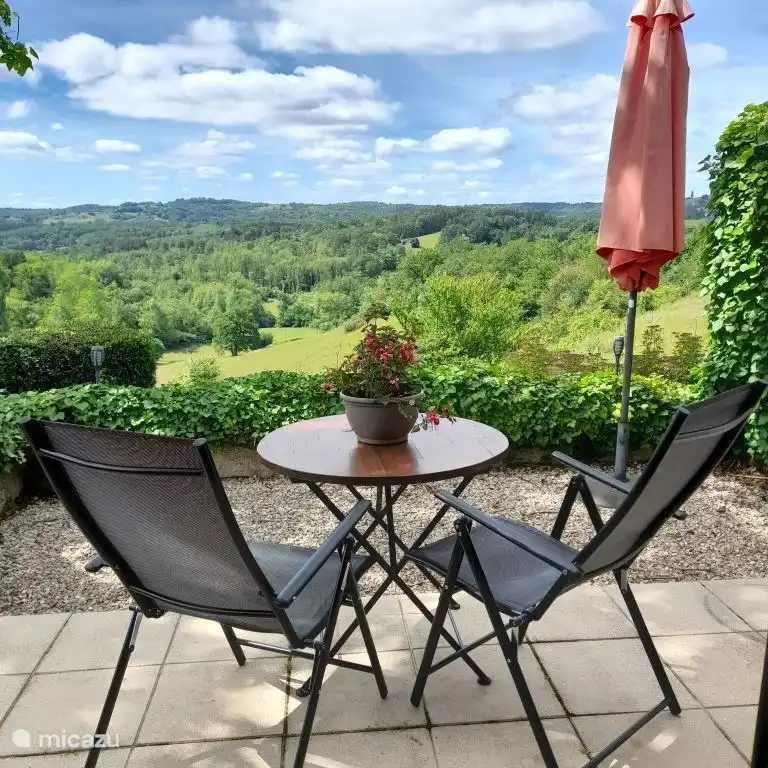 Domaine Leyvinie, Ferienhaus Sauvignon, Terrasse