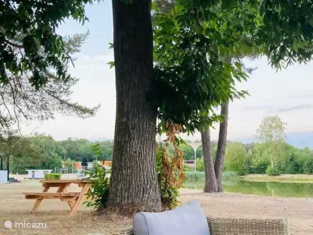 Superhost : Magnifique chalet dans la Veluwe | Pays-Bas, Gueldre, Otterlo - chalet Il y a de nombreux endroits agréables dans le parc pour se détendre, par exemple ici près de la plage de baignade.