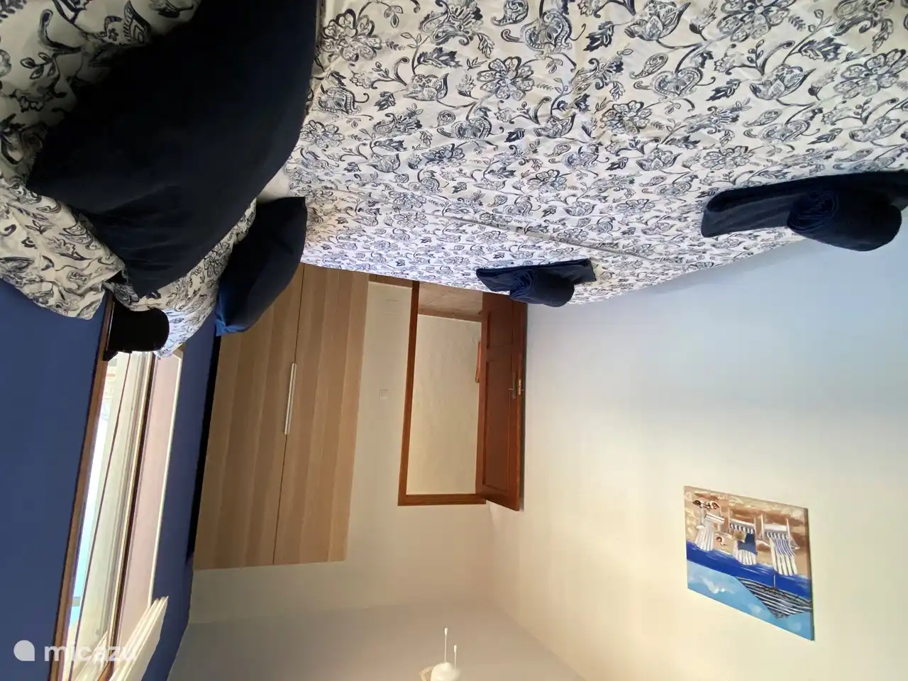 Das blaue Schlafzimmer