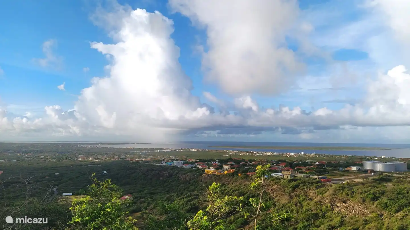 Blick vom Berg Seru Largu, 80 m von der Unterkunft entfernt.