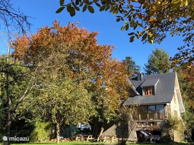 Villa Hotton - Belgische Ardennen huren in België, Ardennen, Hotton - villa achtertuin