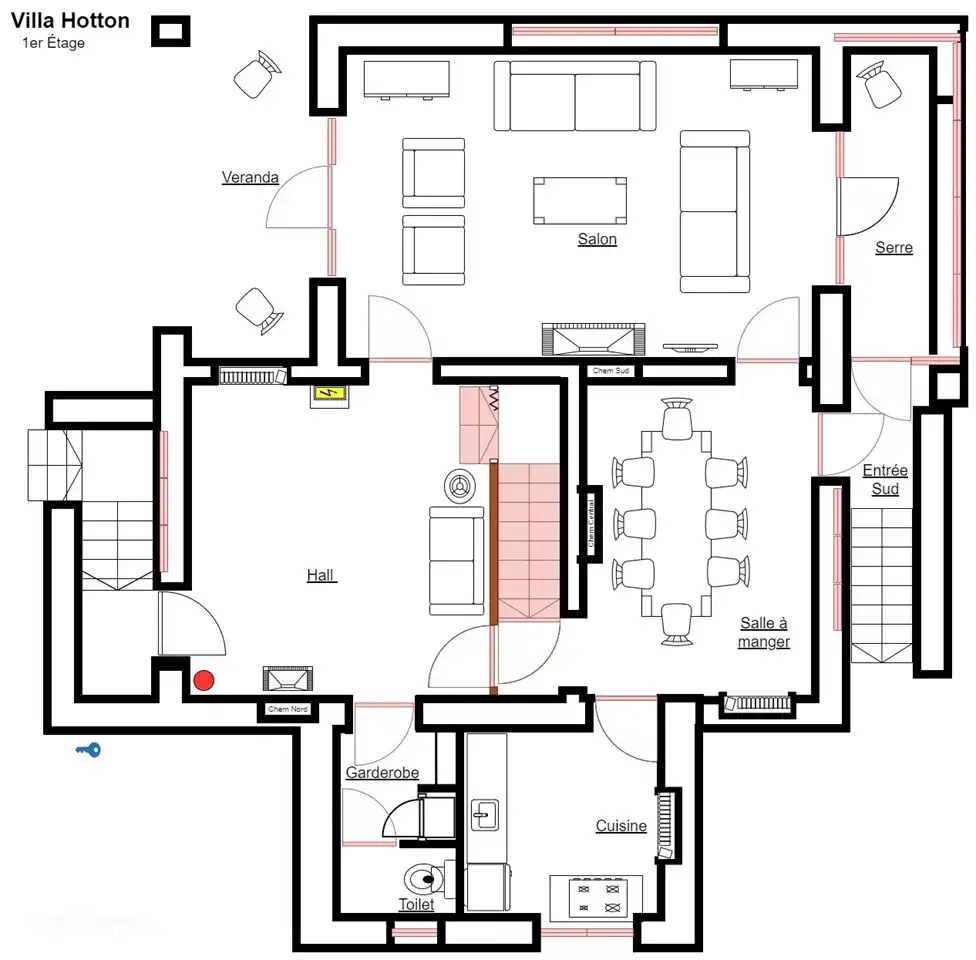 plano de planta 1er piso