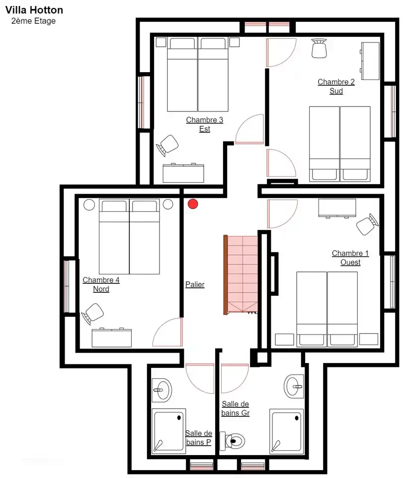 plano de planta 2do piso