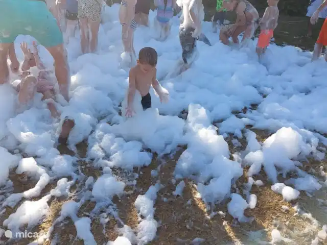 Camping La parcela pallegarste 162 en Países Bajos, Overijssel, Mariënberg  - mobil home / caravana Fiesta de la espuma