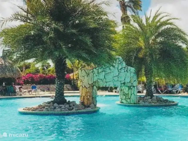 apartamento en Curazao, Banda Arriba (este), Seru Coral – Bungalow 32 Isla en la piscina