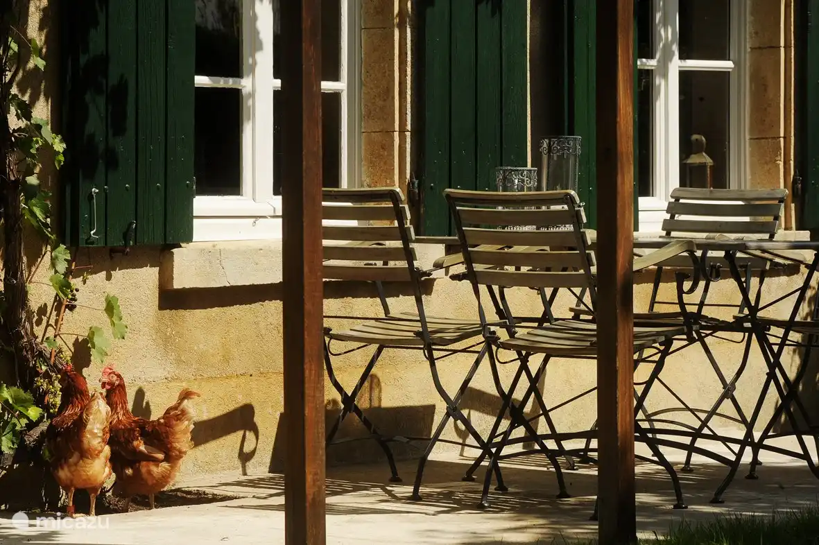 Auf der eigenen Terrasse die Sonne genießen
