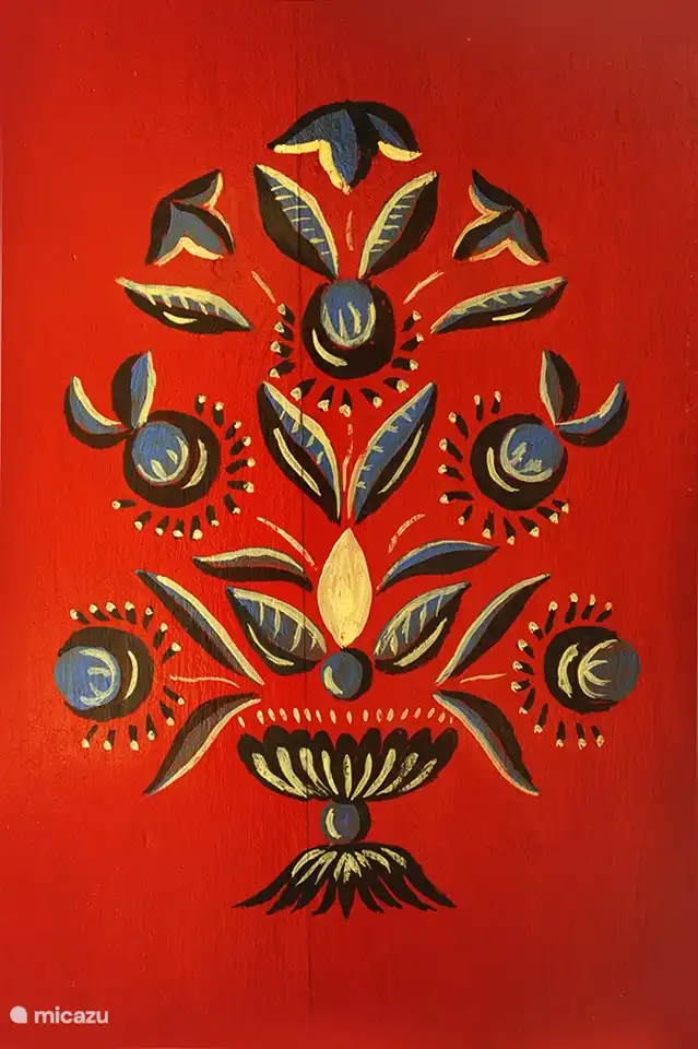 Detailbemalte Türen