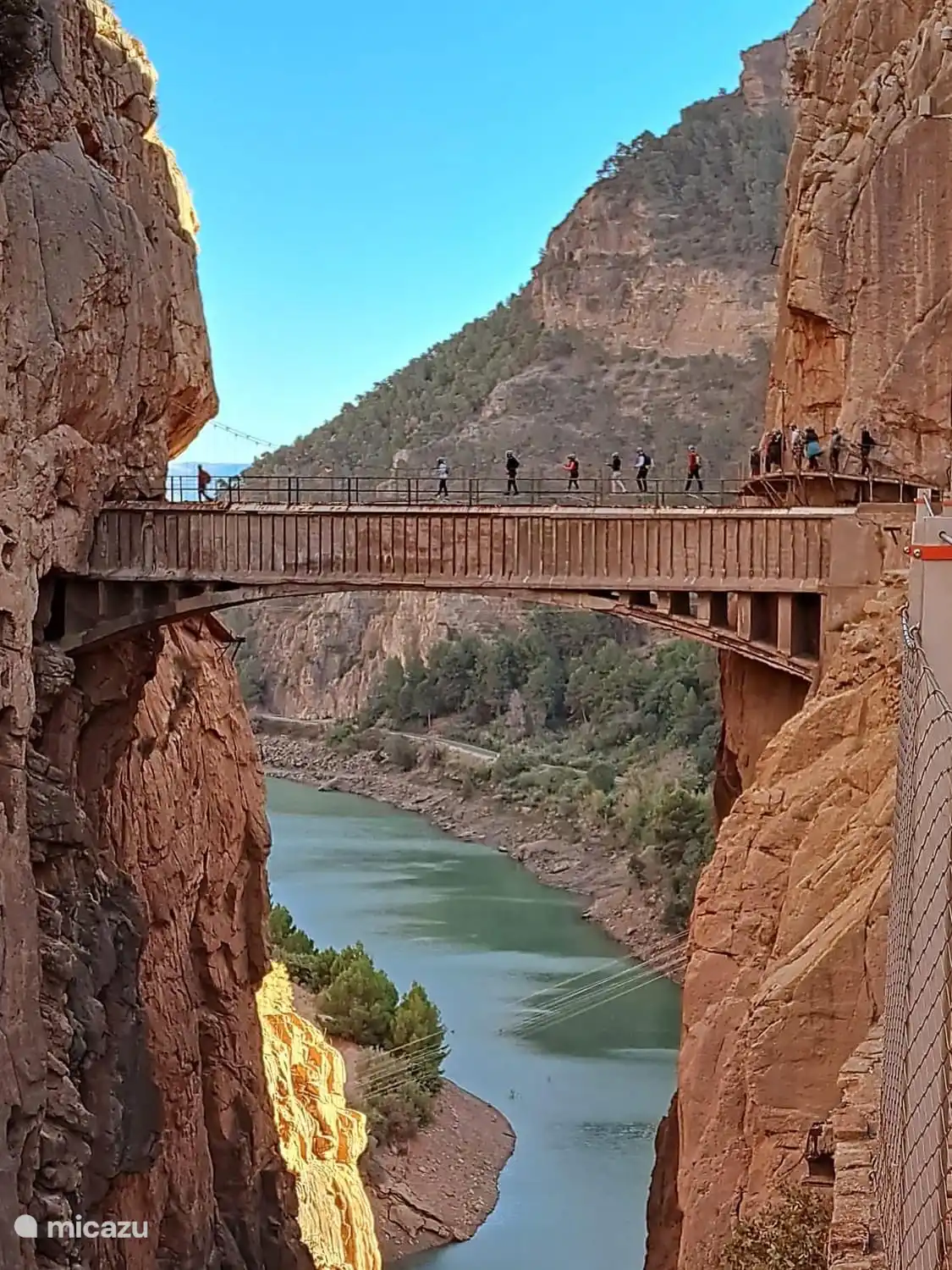 Met een groep naar de caminito del Rey 