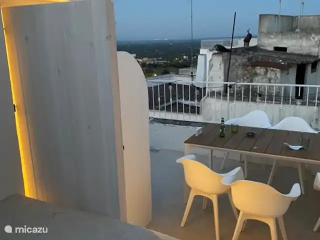 House the white tulip | Italie, Pouilles (Puglia), Ostuni - maison de ville Terrasse sur le toit ????