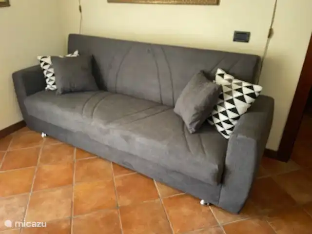 Séjour avec canapé lit