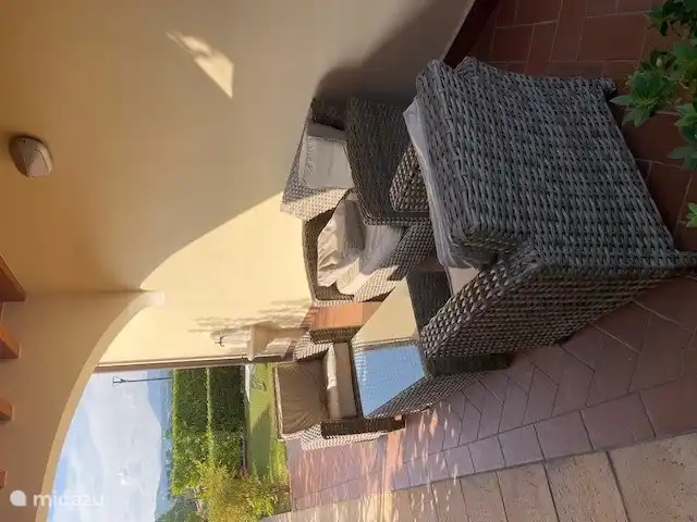 Côté couvert avec siège relaxant