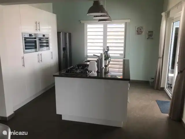 Kas Jannel | Curaçao, Banda Abou (ouest), Fontein - villa Cuisine ouverte avec îlot de cuisson