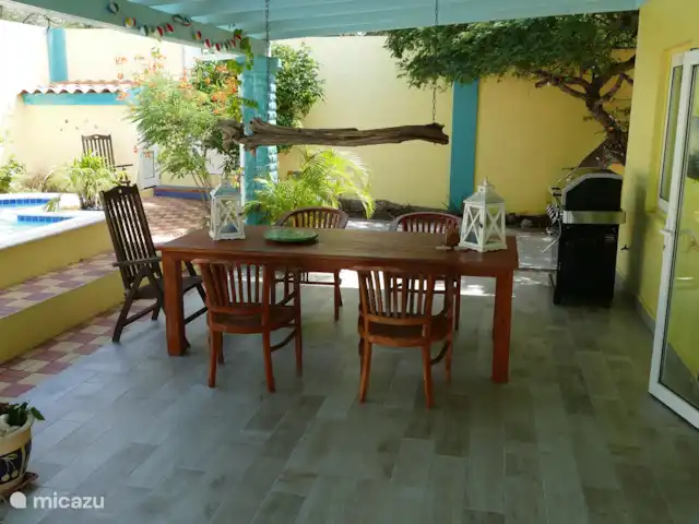 Location de Vacances Aruba, Aruba central, Santa Cruz, maison de vacances - Bonvilla Aruba Dîner