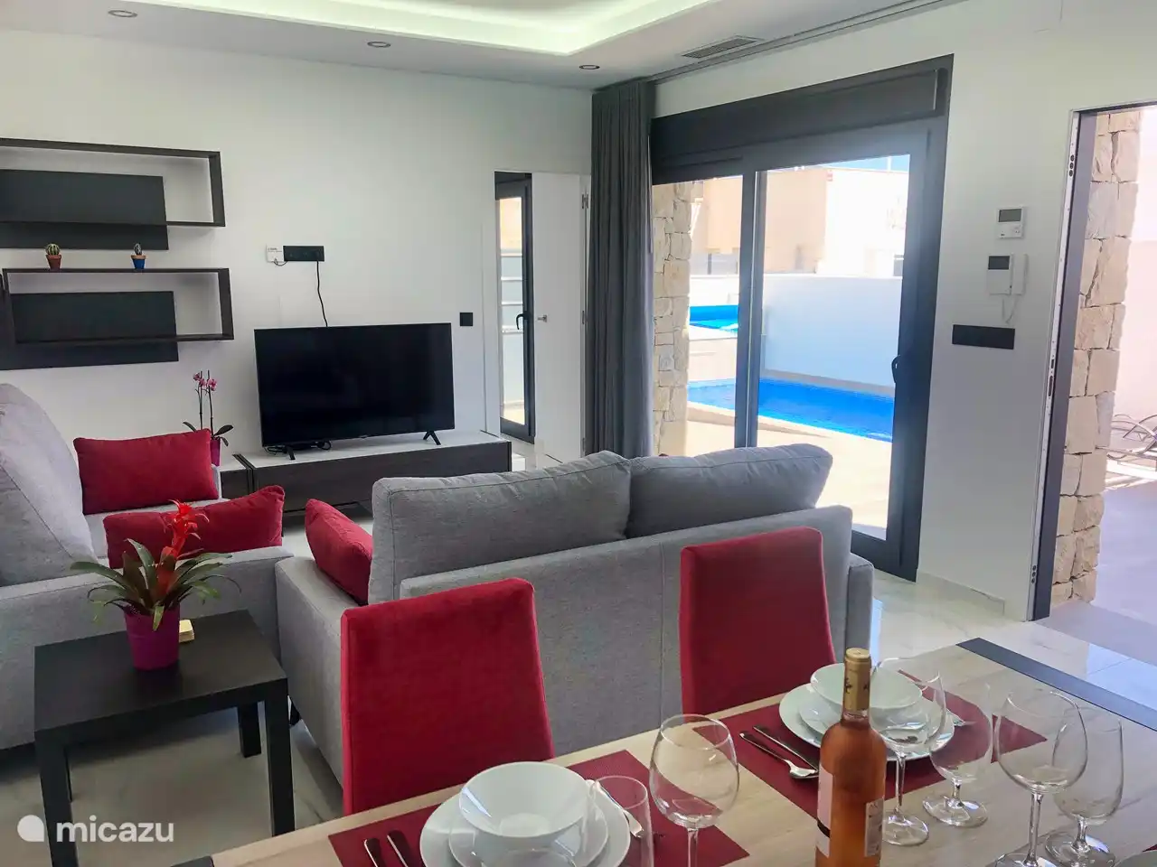 Komplettes Wohnzimmer.