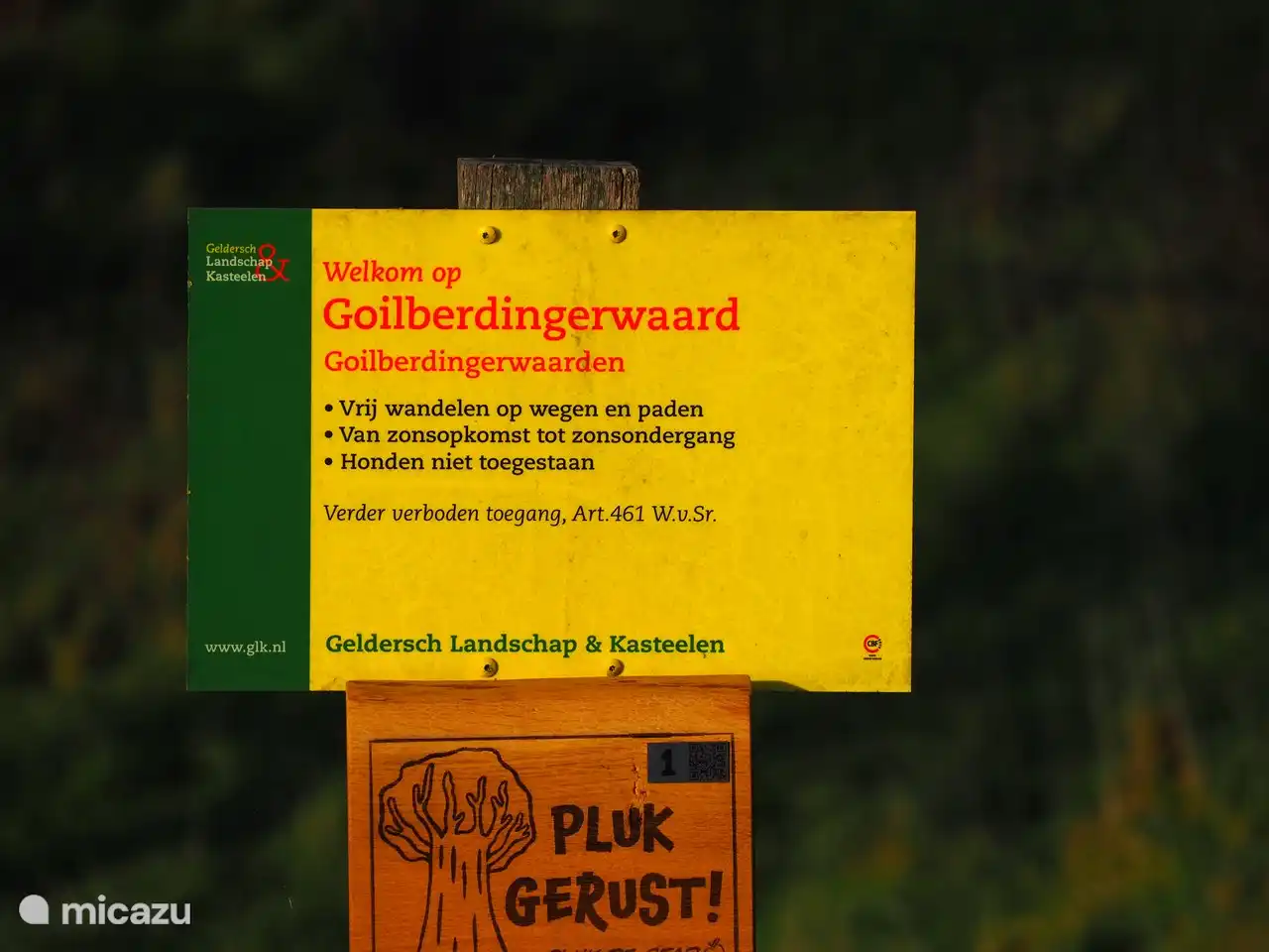 Natuurgebied recht tegenover de boerderij, pad rondom fort, naar strandjes en naar fort Everdingen