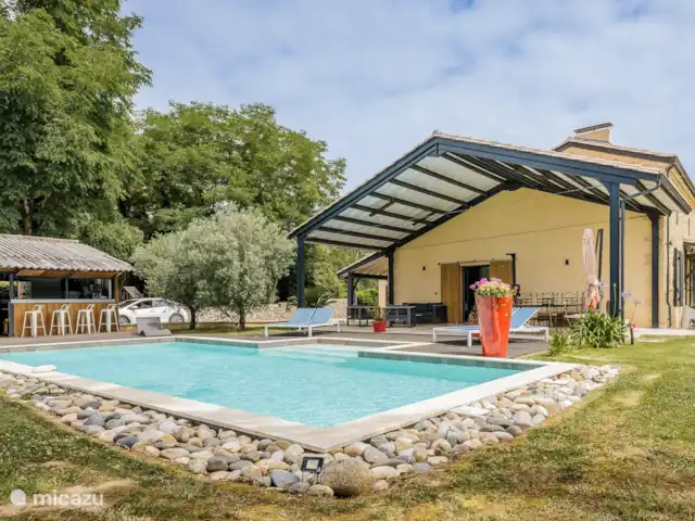 gobatto en Francia, Lot y Garona, Montpouillan - villa Veranda y piscina