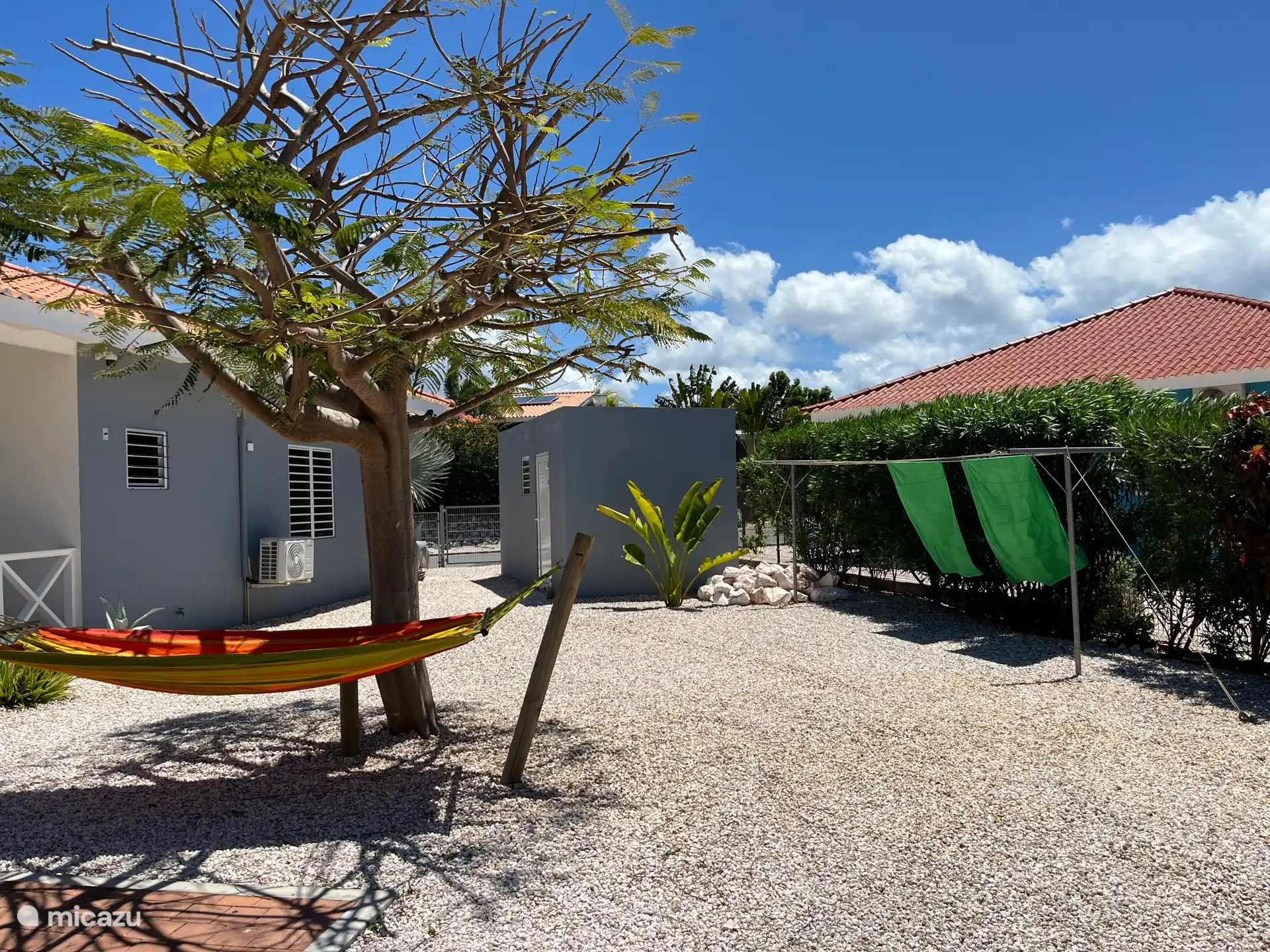 Garten ist mit ausreichend Wäscheleine ausgestattet 