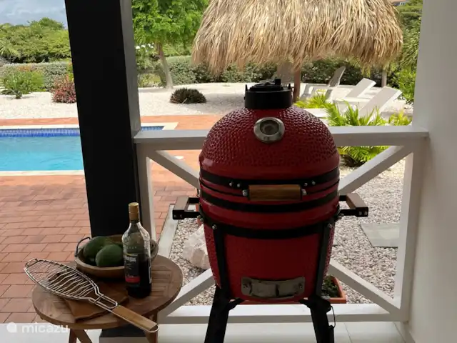 Casa C24 avec piscine privée | Curaçao, Banda Abou (ouest), Fontein - villa Savourez quelque chose de savoureux sur le Kamado fourni