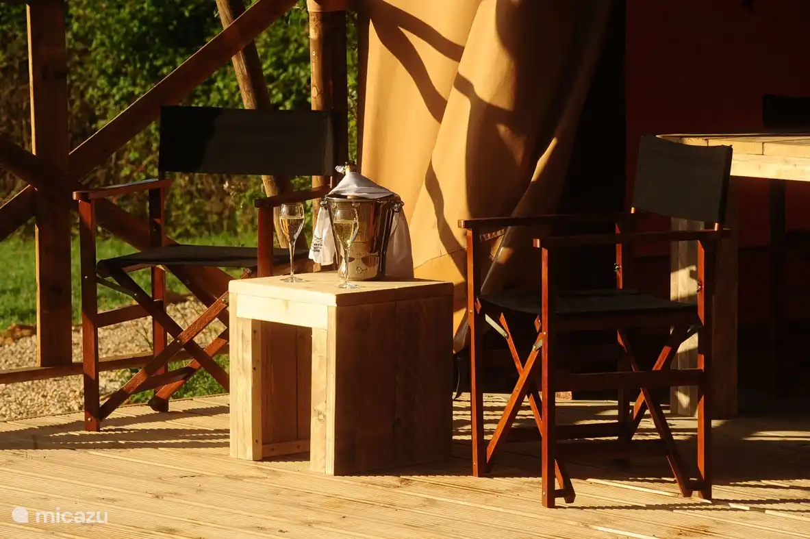 Schönes Getränk auf der Terrasse