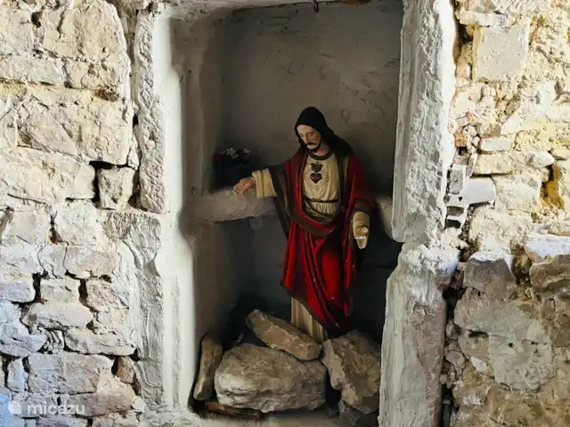 Terrasse du gîte | France, Haute-Saône, Vauvillers - maison de vacances Niche dans l’escalier en colimaçon