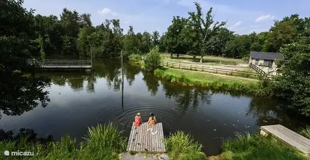 Jouez à l'étang au parc !