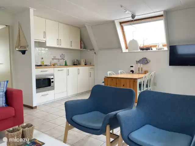 Bungalow 7-09 | Pays-Bas, Frise, Goingarijp - maison de vacances Séjour avec cuisine ouverte