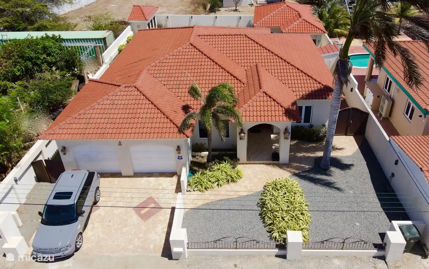 Vorderseite des Hauses