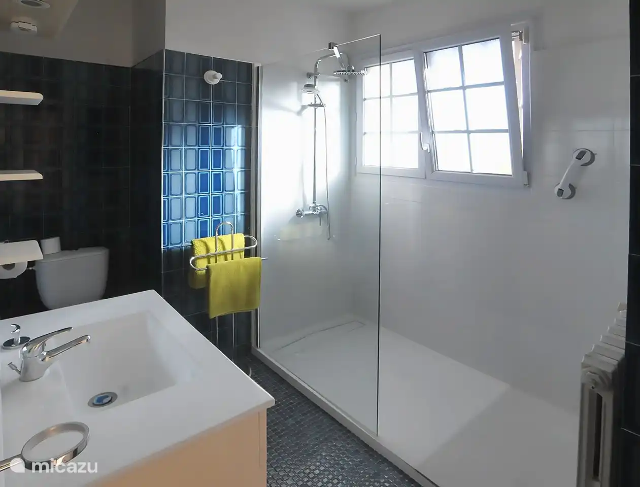 Salle de bain avec douche à l'italienne