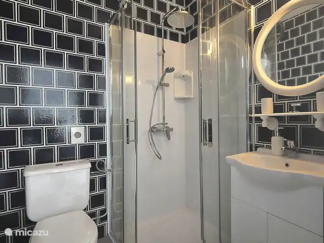 Location de Vacances France, Var, Flayosc, appartement - Résidence Villa Catherine Flayosc Salle de bain avec cabine de douche
