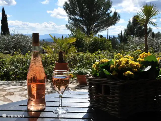 Location de Vacances France, Var, Flayosc, appartement - Résidence Villa Catherine Flayosc Ambiance depuis la terrasse