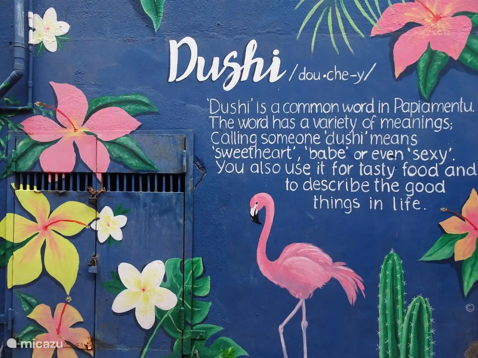 Le street art est un mélange d’artistes locaux et internationaux et peut être trouvé dans différents quartiers, mais surtout à Otrobanda et Punda.Er vous pouvez réserver de belles visites dans ces quartiers. 